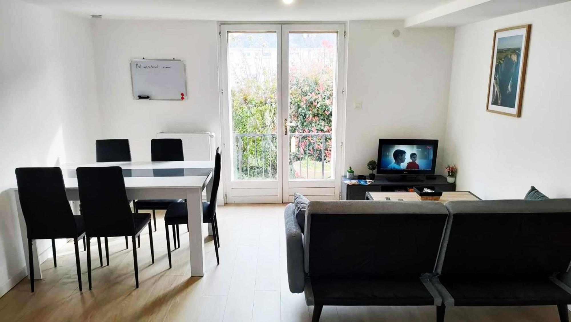 Appartement Cosy 2 Chambres Avec Jardin Les Ponts-de-Cé Esterno foto